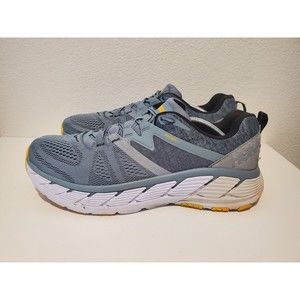 Hoka One One Gaviota 2 Sneakers Mens 14 Blue Gray Comfort Athletic Running Shoes